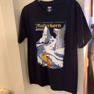 Disney Matterhorn Bobsleds Tee Size Medium EUC